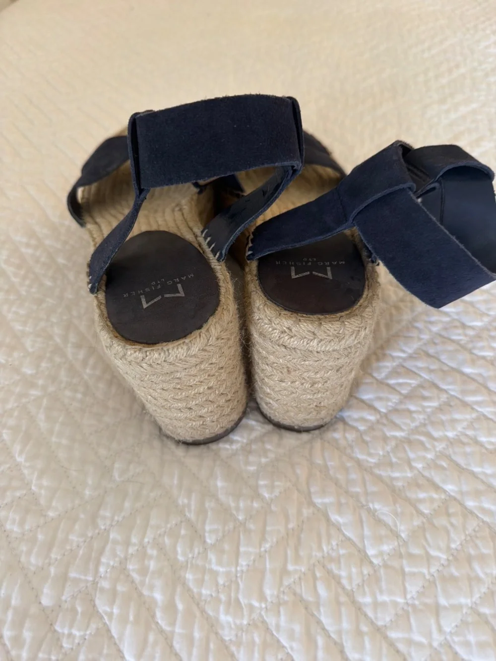 Marc Fisher blue suede